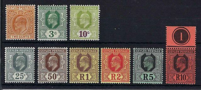 Image of Ceylon/Sri Lanka SG 292/300 UMM British Commonwealth Stamp